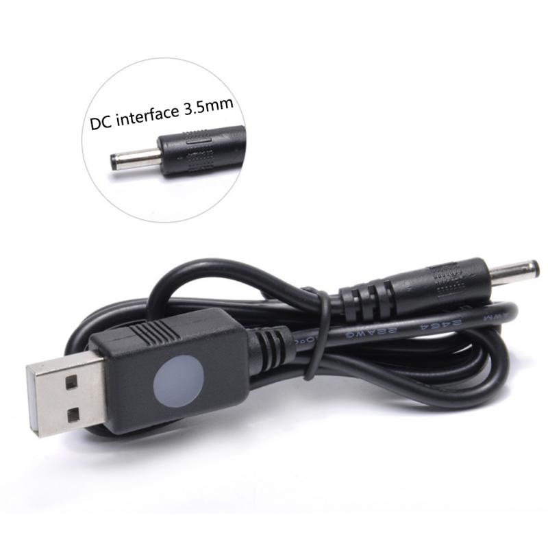 Computer usb ladekabel til hovedbrænder ledning indikator lys oplader lommelygte pandelampe adapter