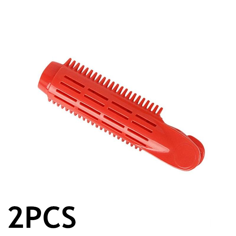 Volumizing Hair Root Clip Hair Curler Clips Clamps Roots Perm Rods Styling Rollers Natural Hair Styling Clip: Orange Red 2PCS