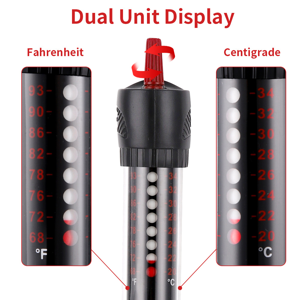 110 V-220 V Verstelbare Temperatuur Thermostaat Verwarming Staaf 25 W 50 W 100 W 200 W 300 W Dompelpompen Aquarium Aquarium Water Warmte