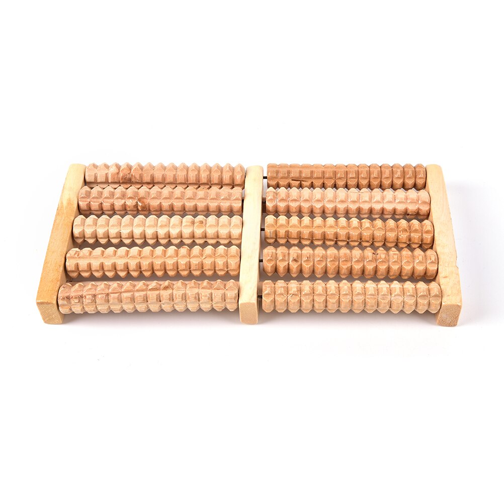 Jetting 1Pc Houten Roller Voet Massager Stress Relief Gezondheid Therapie Relax Massage Tools Voor Voet