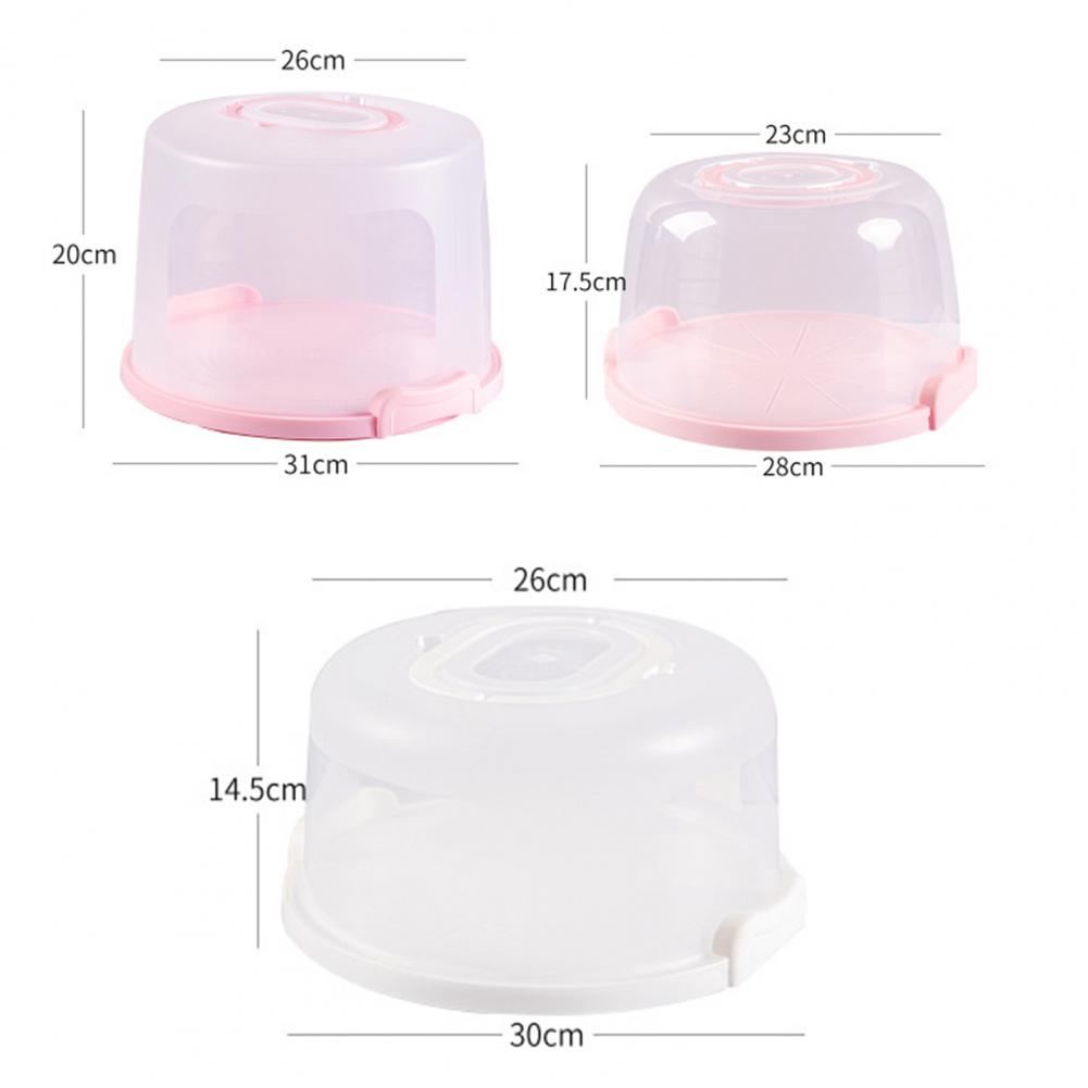 Cake Box Practical Fresh Cake Keeping Container with Lid Cake Carrier