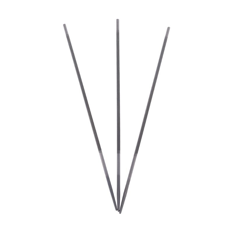 3x Pro 4Mm Ronde Kettingzaag Zaagketting Bestanden Indienen Slijper Voor Houtwerk B36B