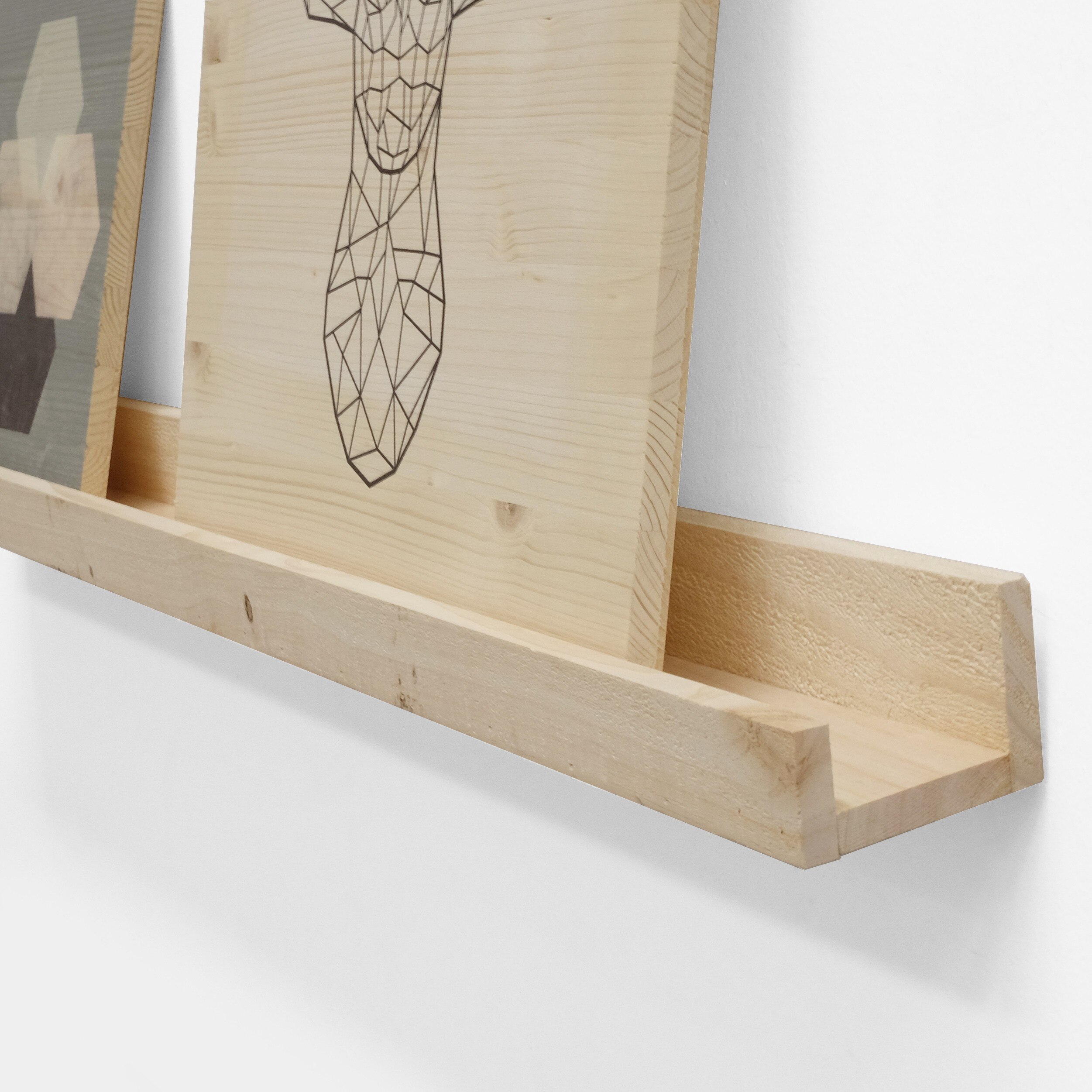 Cabeceros Relax&Wood, Estanteria Duc Natural, 50x6x6 cm, natural, madera, decoracion, natural, hecho a mano