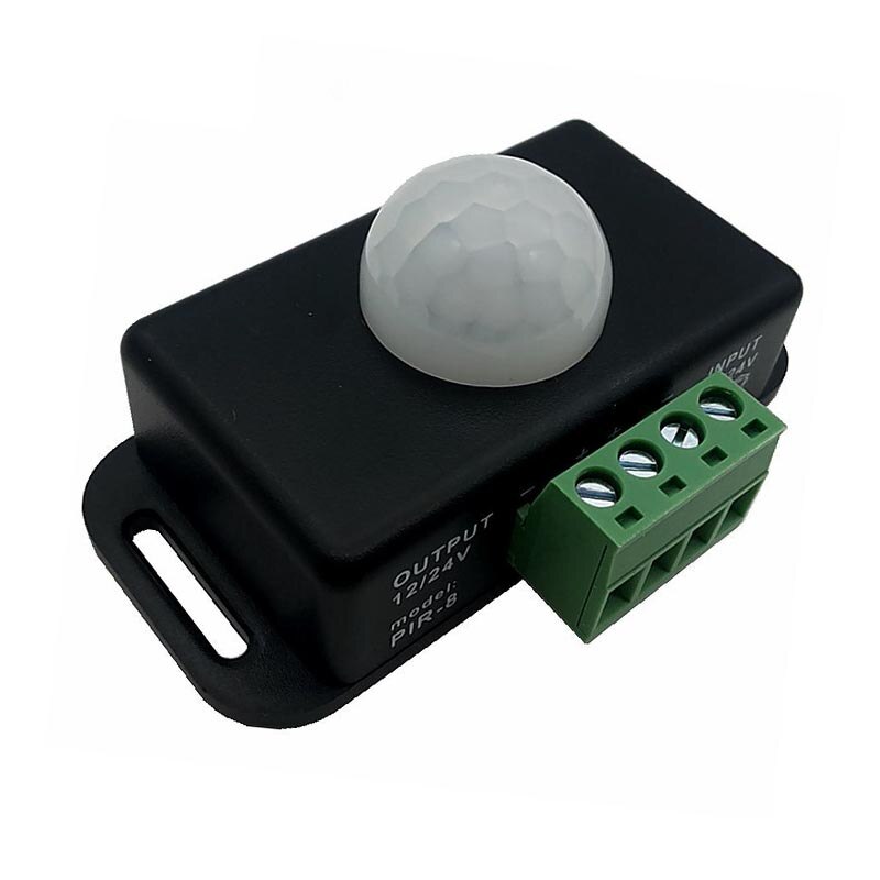 Body Infrarood Pir Motion Sensor Switch Human Motion Sensor Detector Schakelaar Voor Led Light Strip Tape Dc 12V/24V