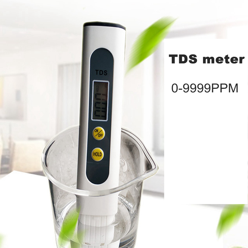 Portable Digital TDS Meter Pen C/F Thermometer Water Analyzer 0-9999ppm TDS Tester for Drink Lab TDS Temperature Monitor
