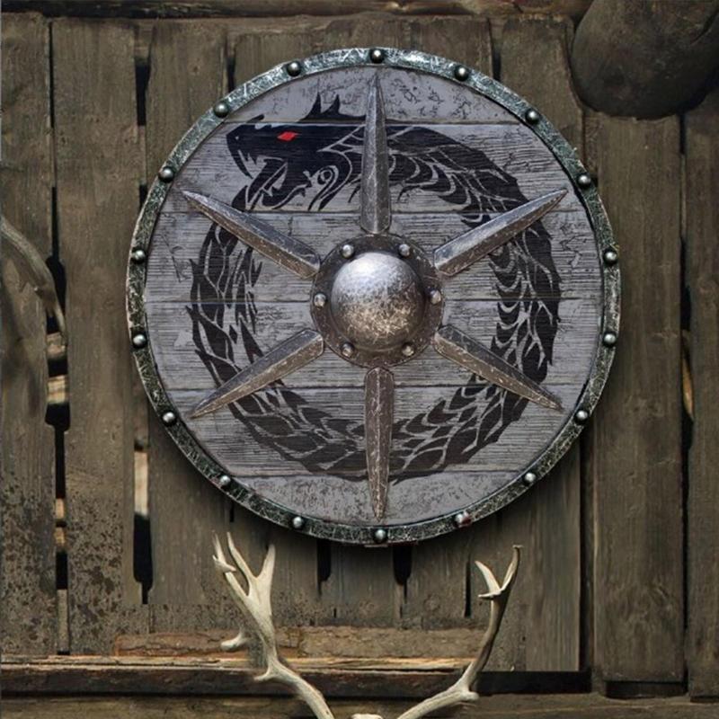 Wikinger Schild Schild Spielzeug Für Jungen mittelalterlich Eivor Walhalla Wikinger Schild Authentische Battleworn Schild Für Reenactment