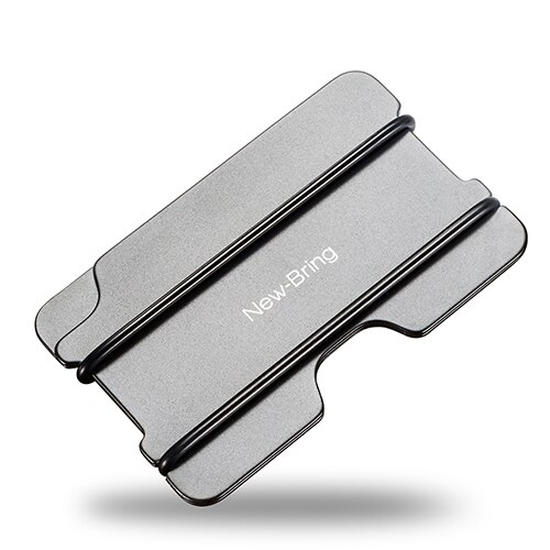 Pocket Wallet Bank Credit Card Holder Business Card Case card box Travel Organization Holder: 2 layer silver