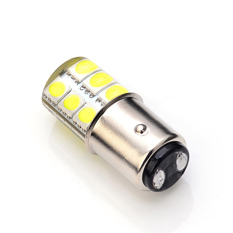 1157 P21/5W Bay15d S25 Led 12SMD 12V 1W Silicagel Automobiel Auto Remlicht Stop parking Drl Lamp Rood/Wit/Geel