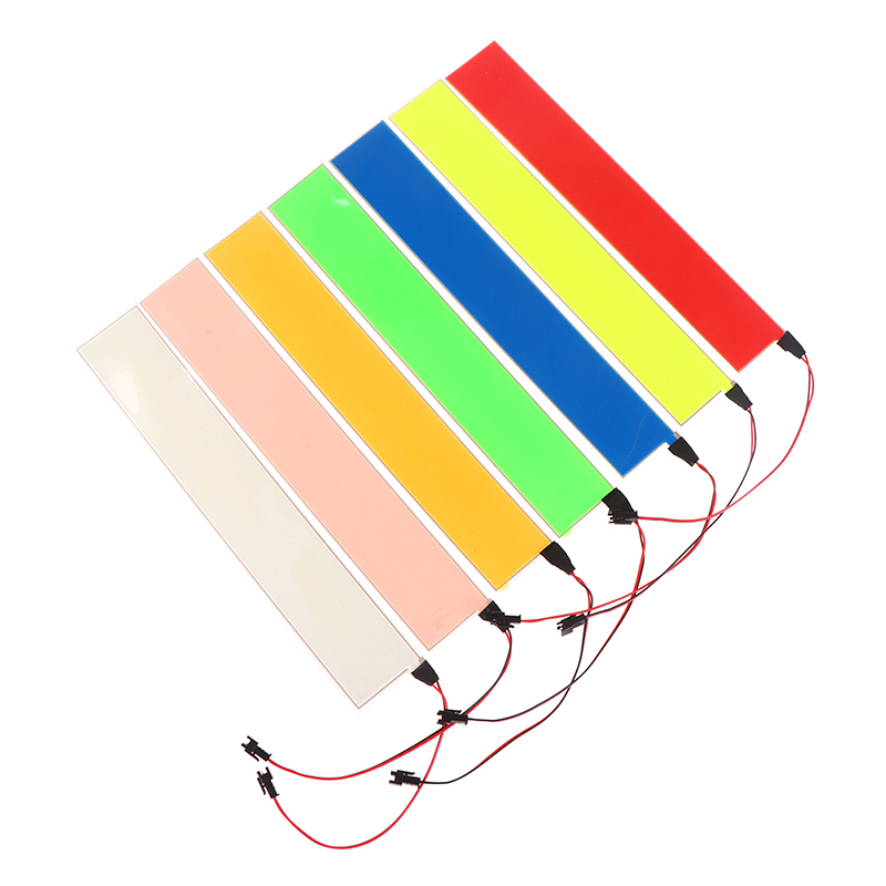 1Pc 12V 30.3X5.3Cm Flexibel El-Lichtpaneel Elektroluminescerende Achterlichtstriplamp Voor Thuisautofeest Laag Stroomverbruik