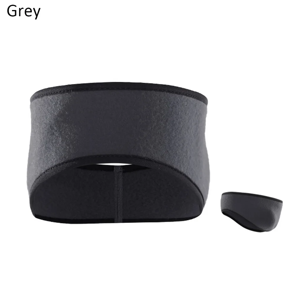 Ear Muffs Headband Women Men Winter Sweatband Running Headband Ear Warmer Fleece Ear Cover Outdoor Sports Hair Sweat Hair Bands: MULTI