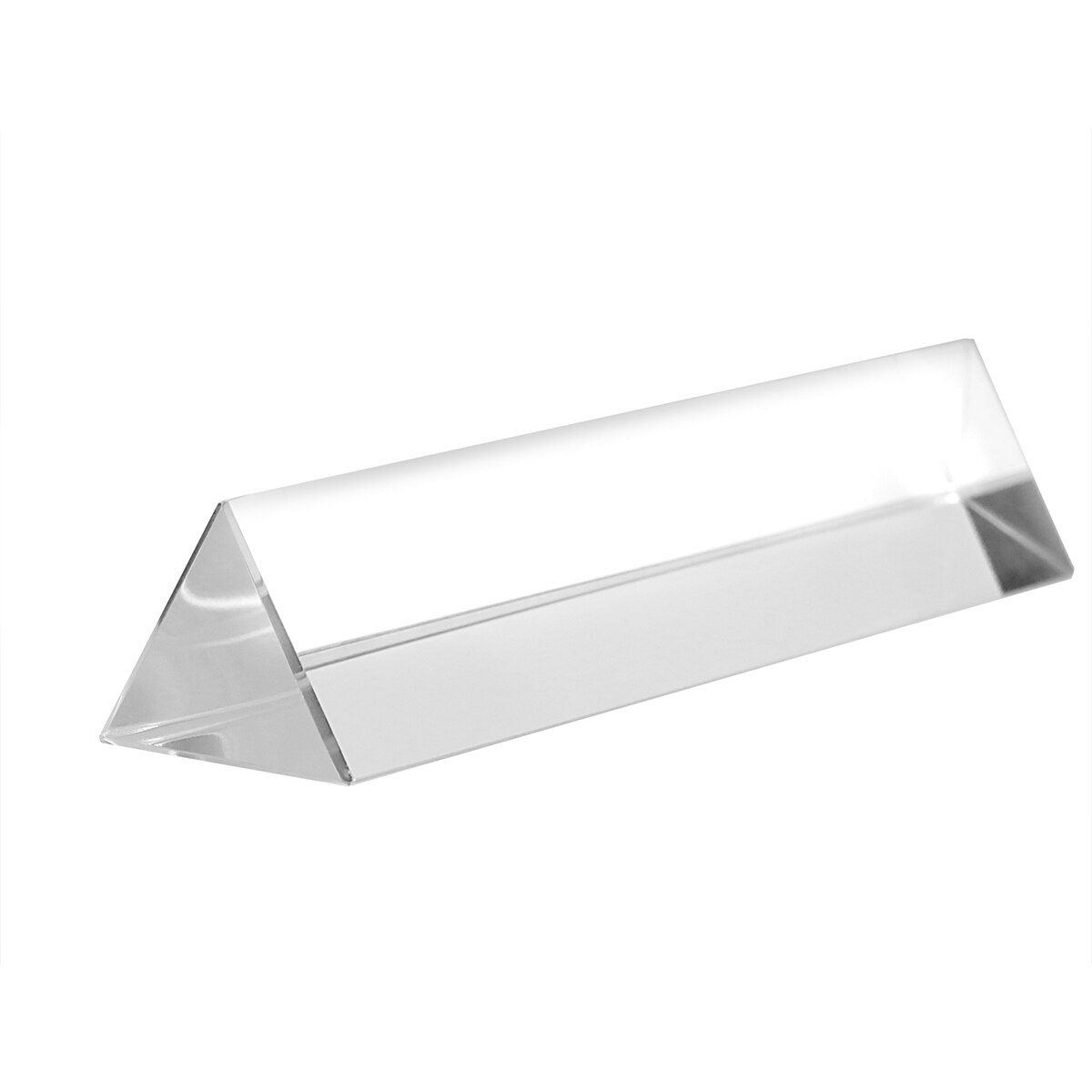 30x30x50mm Optical Glass Right Angle Reflecting Triangular Prism For Teaching Light Spectrum Color Prism with Box