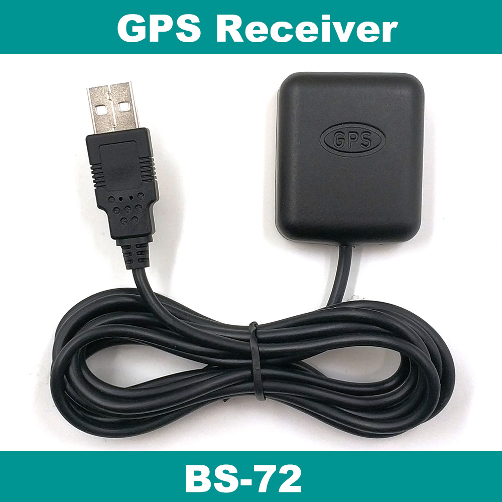 BEITIAN USB GPS ontvanger, 9600bps, dubbelzijdige tape, BS-72, vervangen BU-353S4 BU353S4