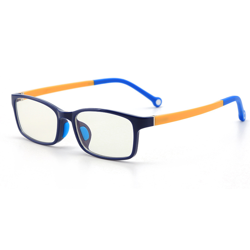 Kids Anti-Blauw Licht Bril Tieners R90 Buigbare Siliconen Brillen Voor 4-12 Jaar Grade Computer Mobiel bril: C1