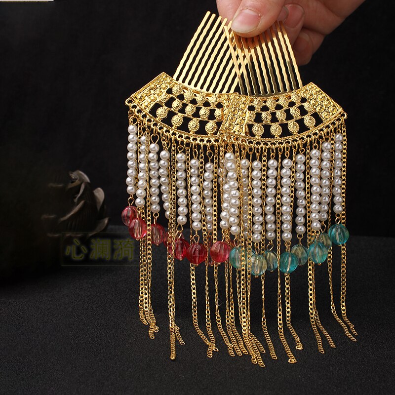Horquilla de estilo antiguo Kanzashi, pinza para el pelo, accesorios para el cabello Chignon, Súper Hada, peluca clásica china salvaje hecha a mano, Cosplay
