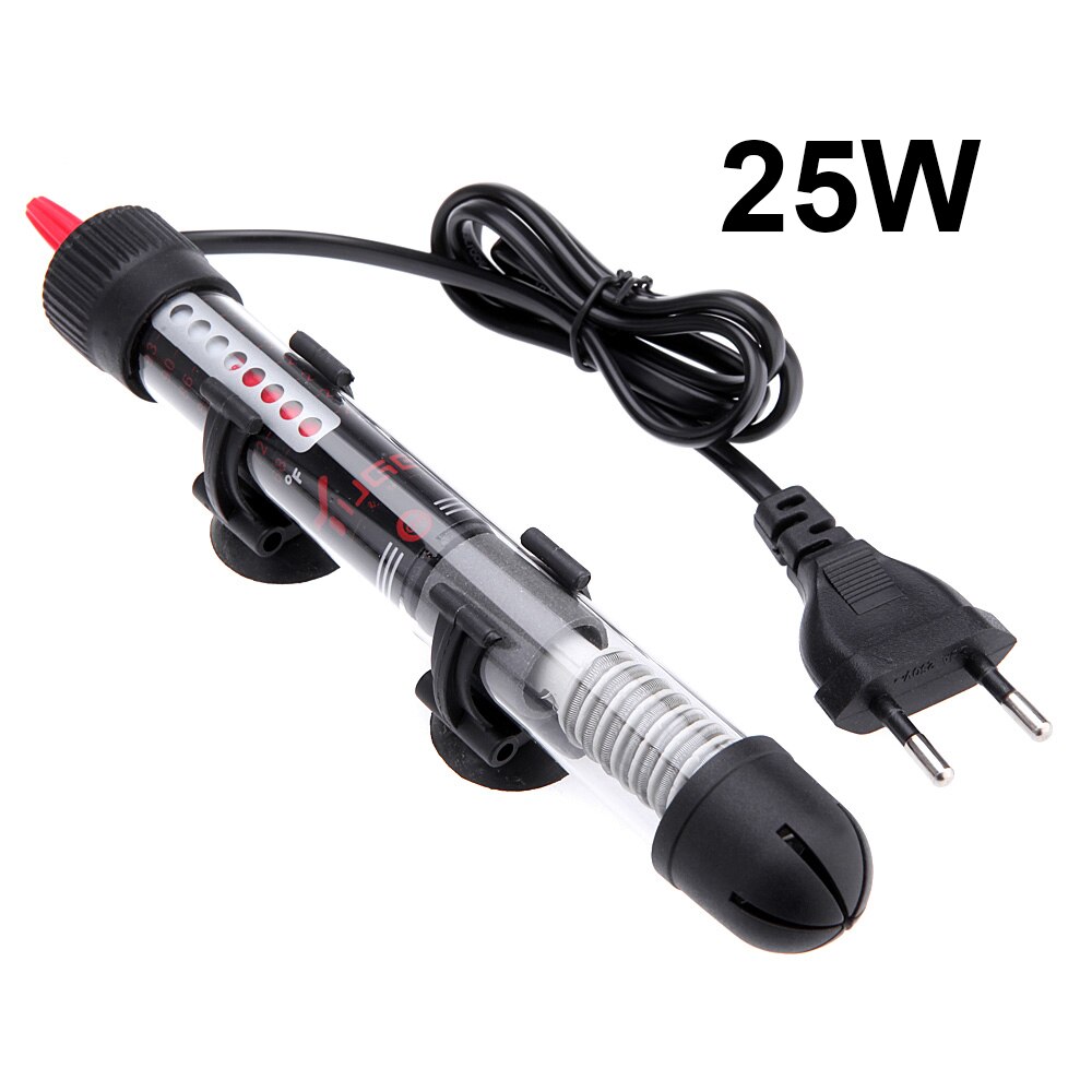 300W varilla de calentador de acuario sumergible ajustable Control de temperatura agua de calor para tanque de peces varilla de calefacción herramientas de ahorro de energía: 25W