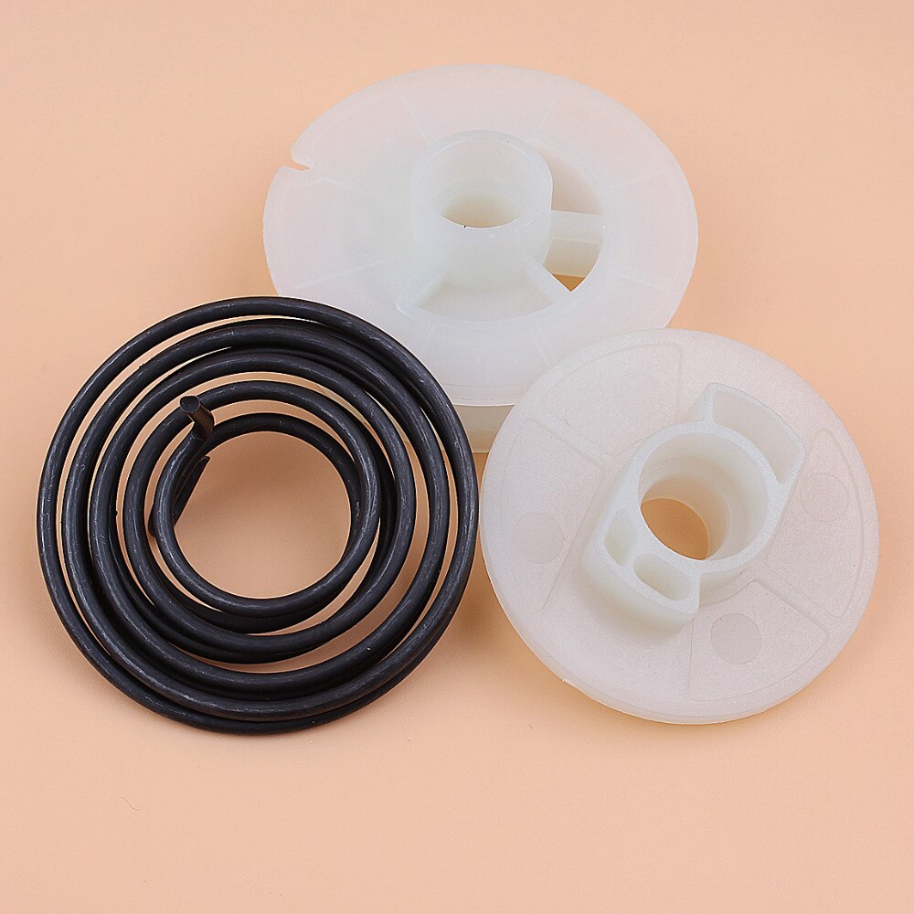 Recoil Starter Pulley Spring Kit For Husqvarna 128C 128L 128LD 128LDX Trimmer Brushcutter Parts 585530301 545008087
