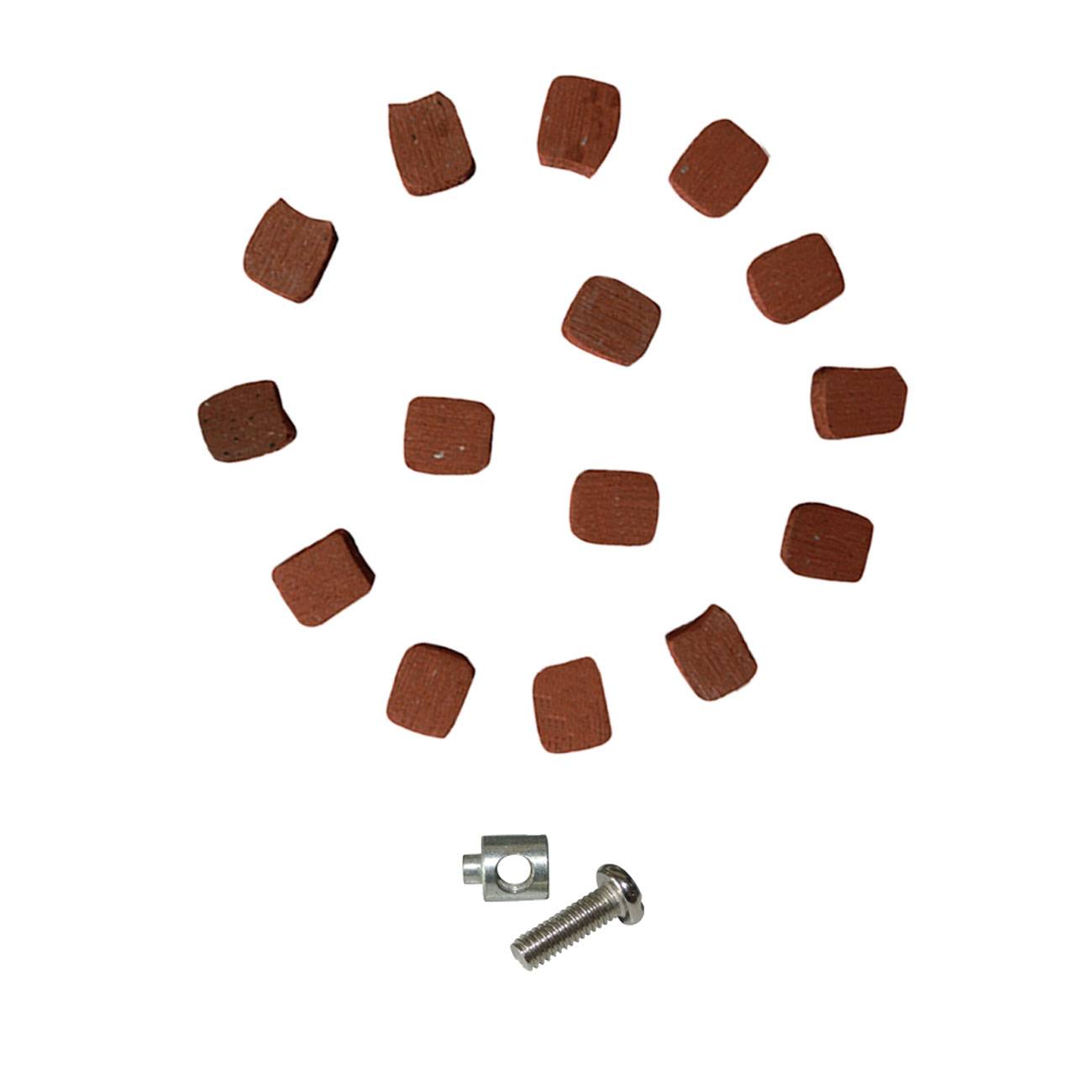 Clutch Cable Lock&15xSquare Clutch Pads 66cc 80cc 2 Stroke Motorized Bicycle