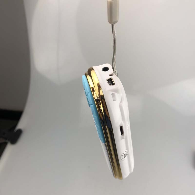 Mini FM Radio Portable Receiver Music Player with LED Display Screen Headphone Jack Support TF Card Rechargeable Battery