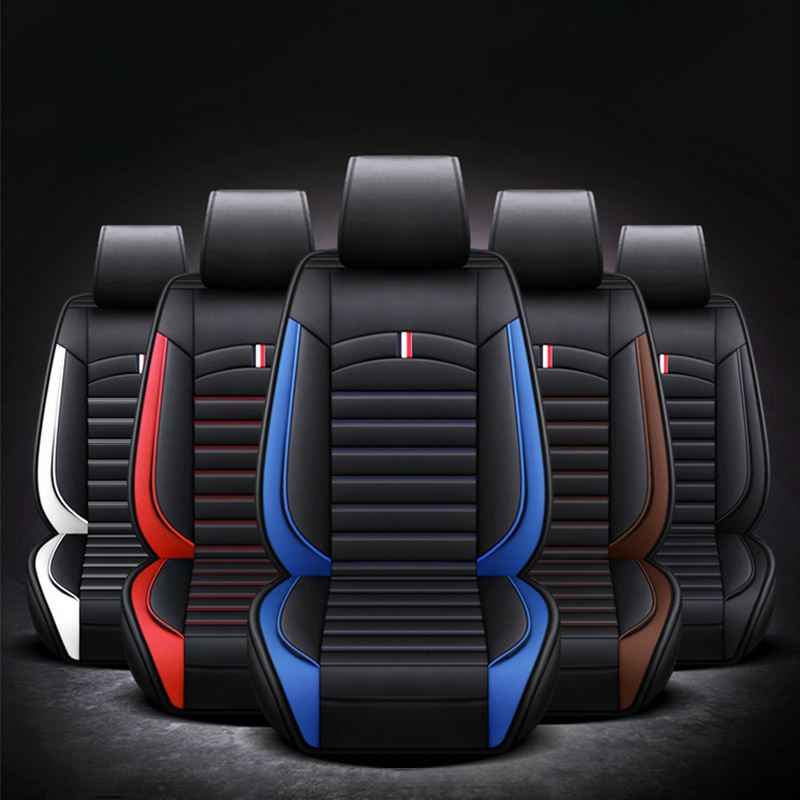 Auto Stoelhoezen Pu Lederen Zetel Protector Auto Stoelhoezen Universele Fits Meest Cars Covers Auto Accessoires