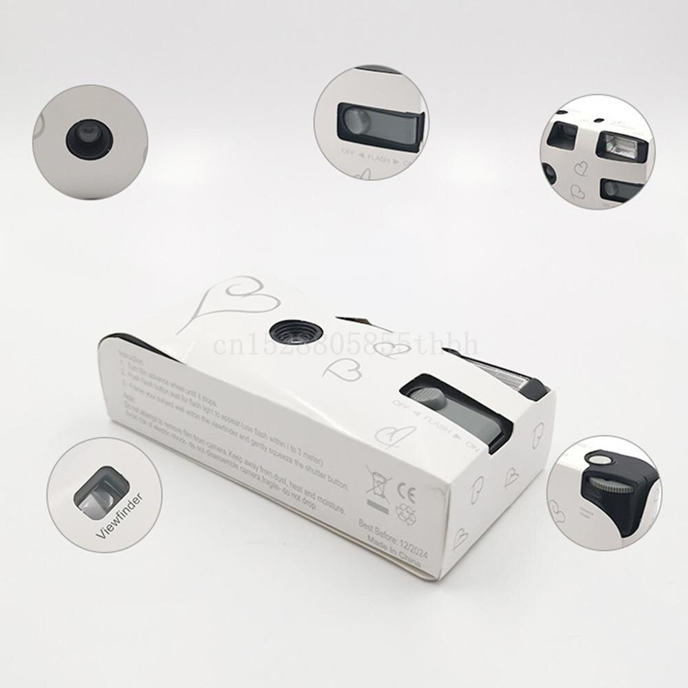 27 Photos Power Flash HD Single Use One Time Disposable Film Camera Party