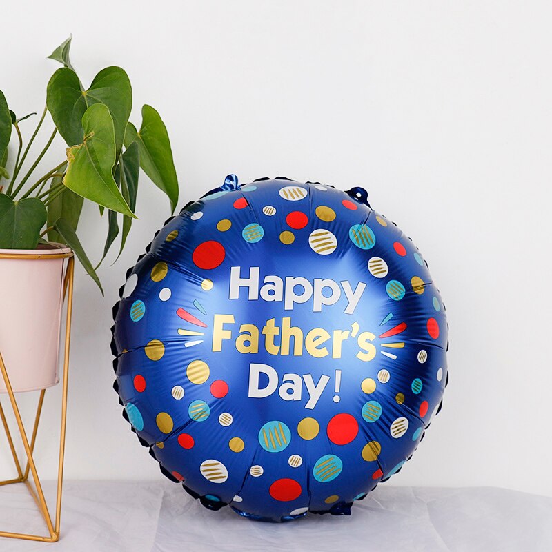 10Pcs 18Inch Engels Gelukkige Vaderdag Helium Globos Beste Vader Grote Vader Folie Ballonnen Vader Moeder Party decoratie