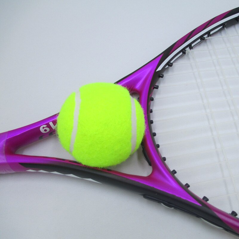 Pelotas de tenis de fibra de lana sintética para deportes al aire libre, 1 pieza, tamaño estándar, para principiantes, buena rebotación, 6,3 cm, L382