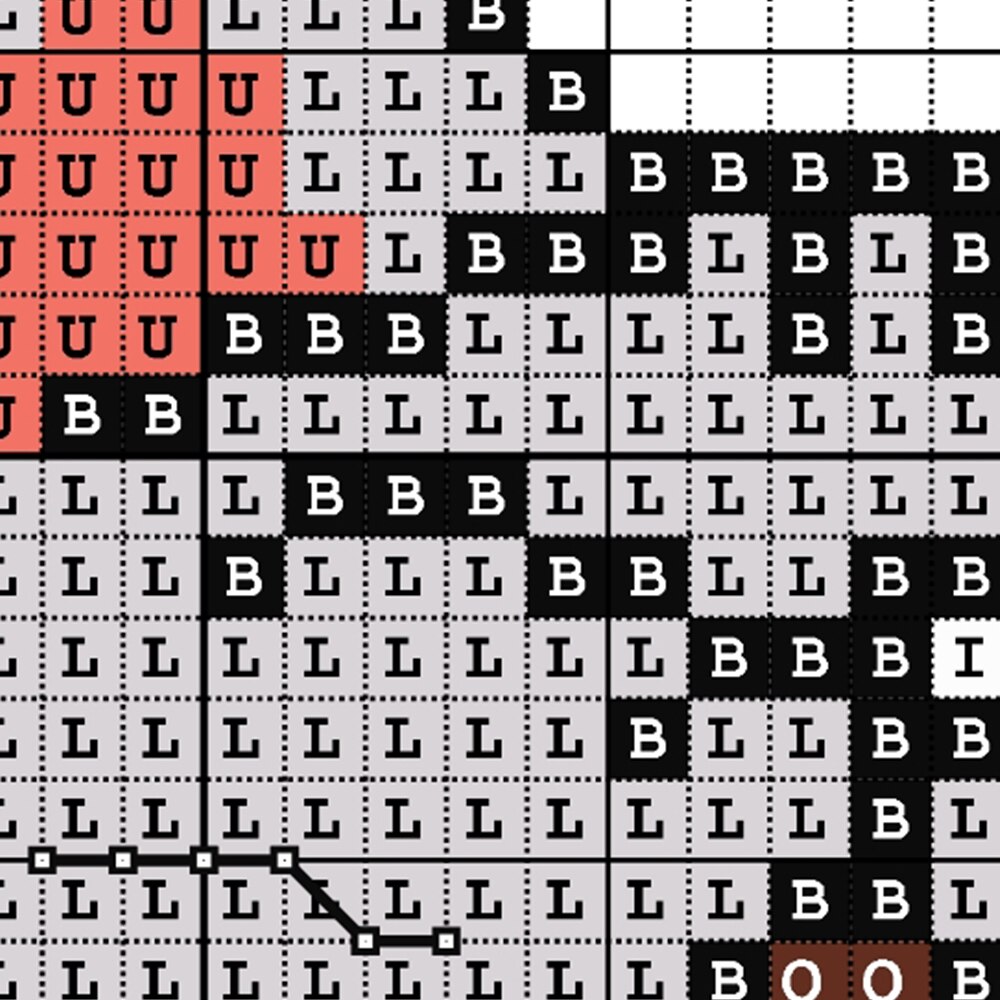 Lovely Cat Cross Stitch Pattern DMC Cross Stitch Chart Printed Version, Medium