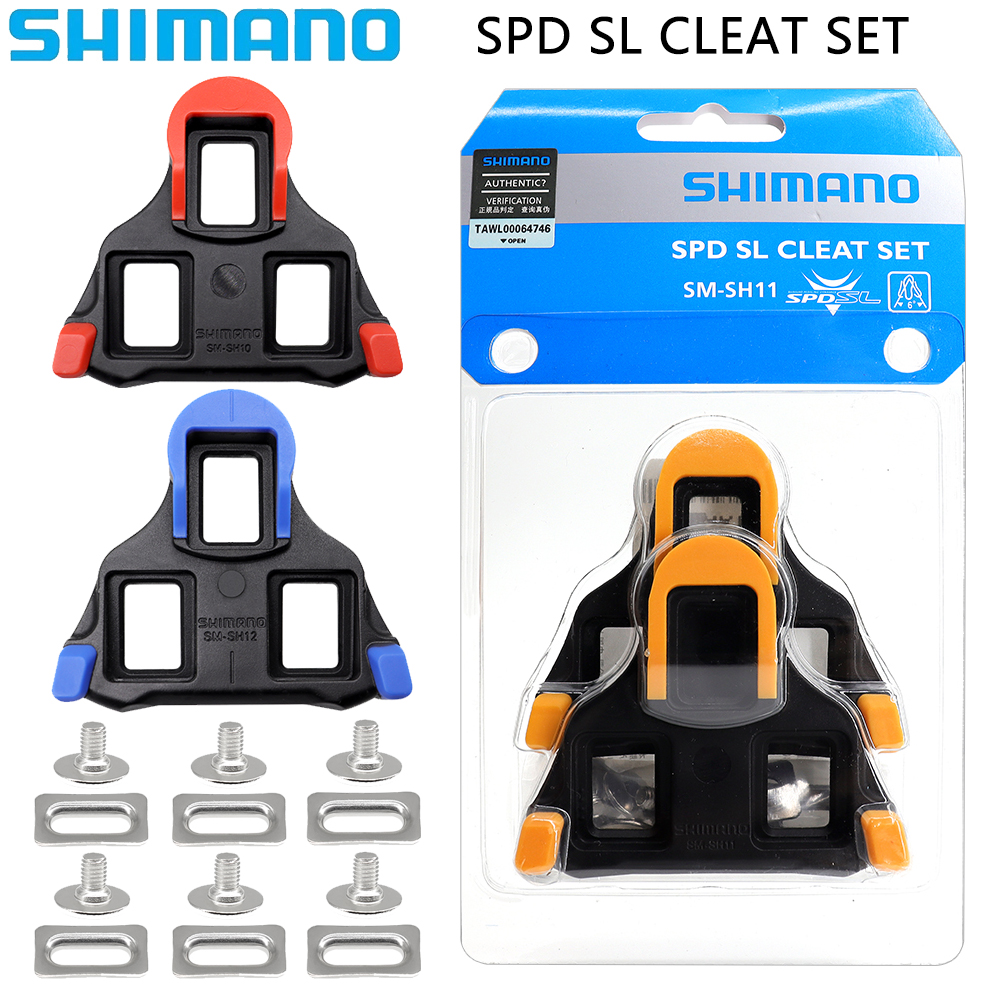 SHIMANO SPD-SL SH10 SH11 SH12 pedały do ​​rowerów szosowych 0/6/2 stopni samoblokujące pedały knagi do części rowerowych R540 R550 R8000