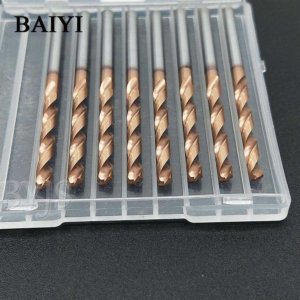 10pcs Carbide Alloy Drill Twist Coated Drill Bits ... – Grandado