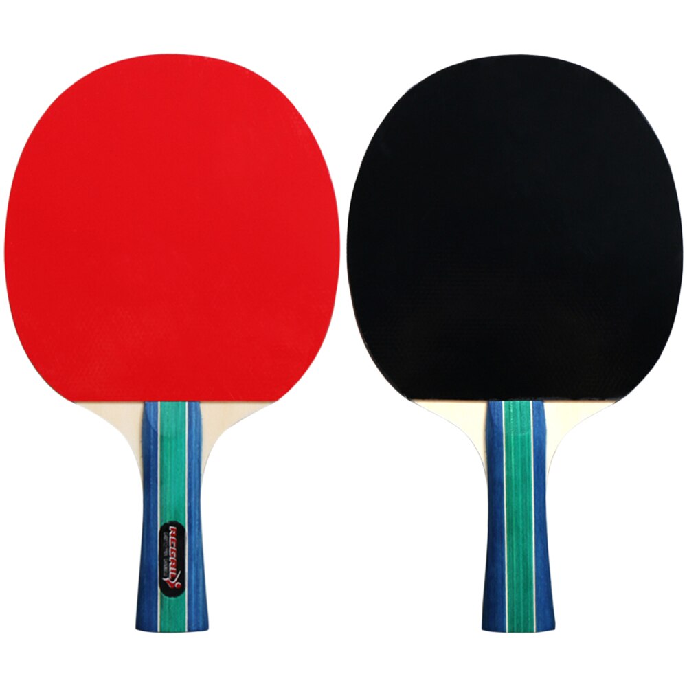 Table Tennis Ball and Bat Set Ping Pong Paddles Table Tennis Rackets with 8pcs Three star Balls Ping Pong Bats Ping Pong