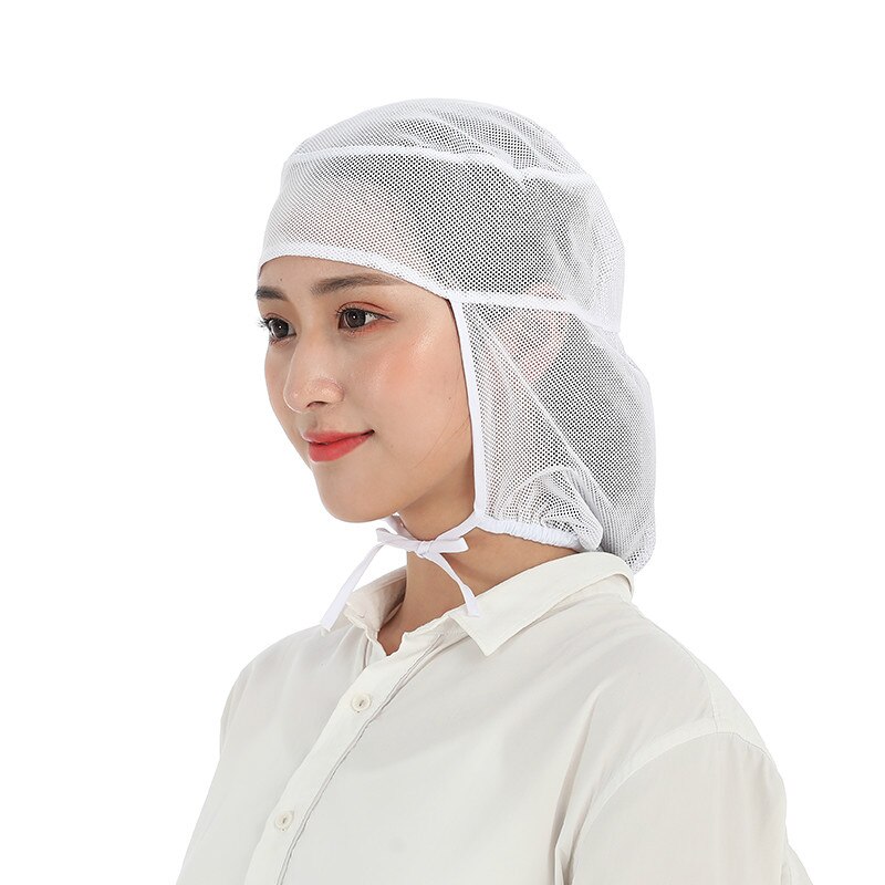 Gorros de malla transpirables de verano para hombre y mujer, gorro para polvo de taller, camarero de Chef, servicio de comida, café, Cocina, Restaurante, Hotel, panadería, gorro de trabajo