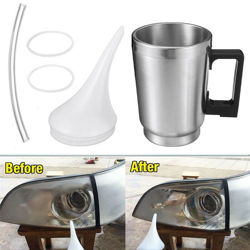 Headlight Lens Restoration Kit 500ML NC-118 Spray Cup Tool Atomizer Refurbishment