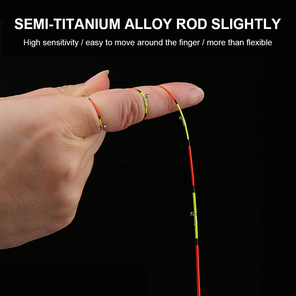 55cm Half Full Titanium Raft Stick Tip Fishing Rod Tips Spare Tip Taiwan Fishing Rod Tip Solid And Hollow Carbon Rod Accessorie