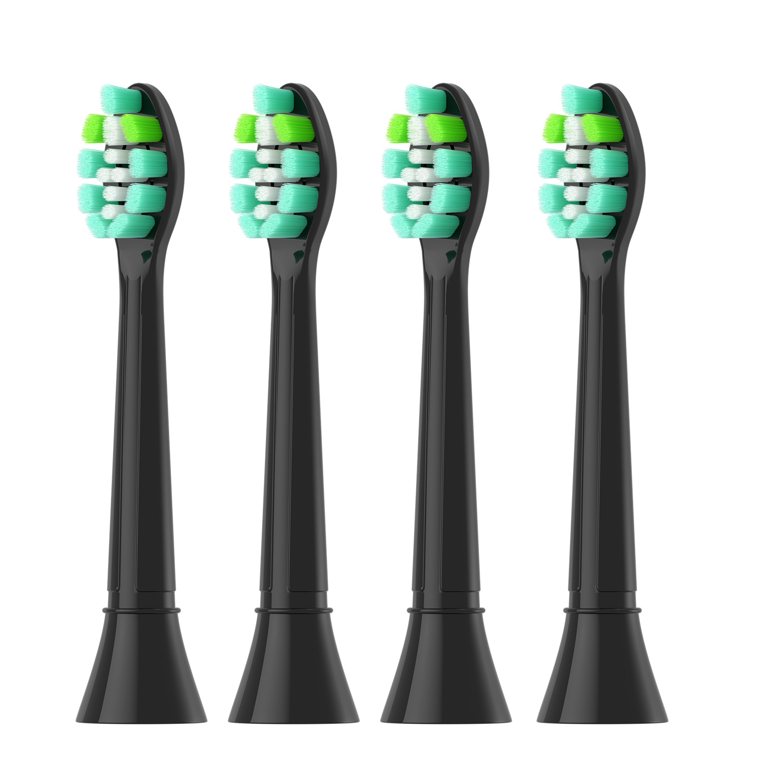 Cabezales de repuesto para cepillo de dientes, compatibles con Phips, cabezal de cepillo eléctrico de repuesto 4100 6500 6100 7500 5300, 4/8 Uds.: Negro