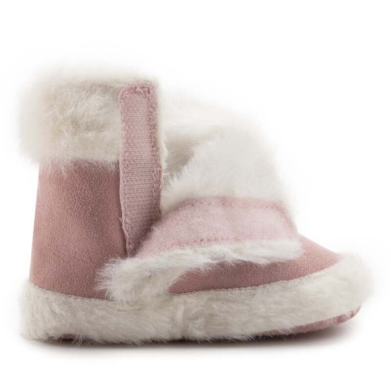0-18M Pasgeboren Peuter Laarzen Winter Baby Meisje Warme Dikke Pluche Sneeuw Schoenen Baby Soft Sole Strik Sneeuw laarzen