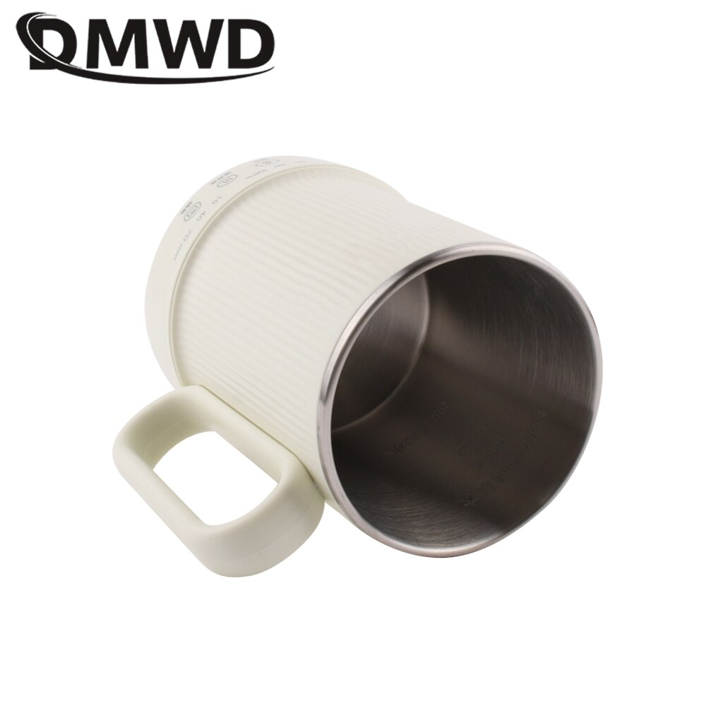 DMWD Household Health Pot Electric Kettle 600ml Tea Maker Office Warmer Milk Boiling Cup Food Egg Steamer Stew Pot Mini Cooker