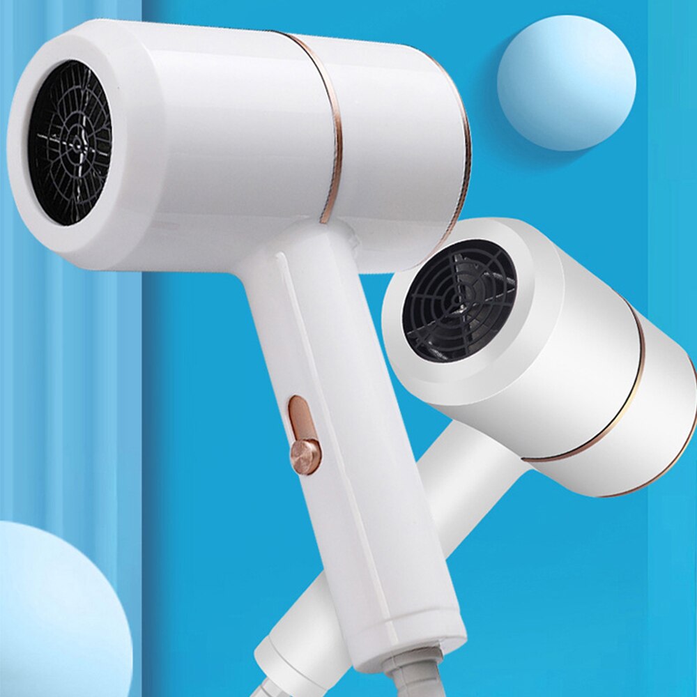 Electric Hair Dryer With Negative Ion Diffuser Blue Light Blow Dryer Powerful Soldering Blower Hairdryer Hair Drying Machine