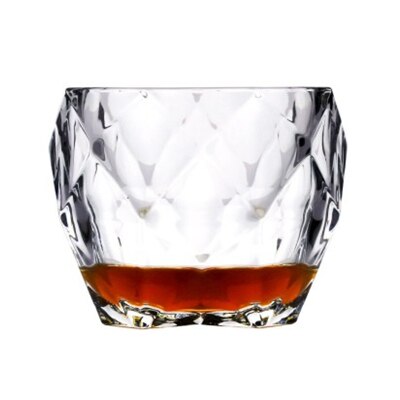 Salloping hest whisky briller diamant skåret whisky prisme krystal gammeldags glas vodka tumbler chivas vin kop: 1 stk