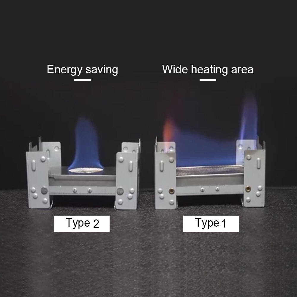 Outdoor Mini Stainless Steel Stove Grill Portable Alcohol Furnace Folding Grill Burning Stove For Camping Picnic