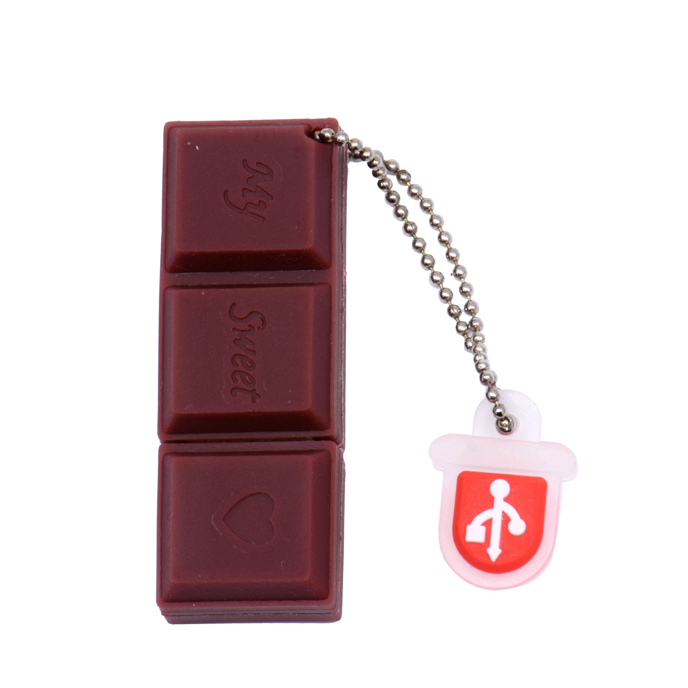 JASTER Fruit USB flash drive 64GB Vegetable Pen drive Chocolate Ice cream Memory stick Carrot Chili Pendrive 32GB Eggplant Candy: Black / 16GB