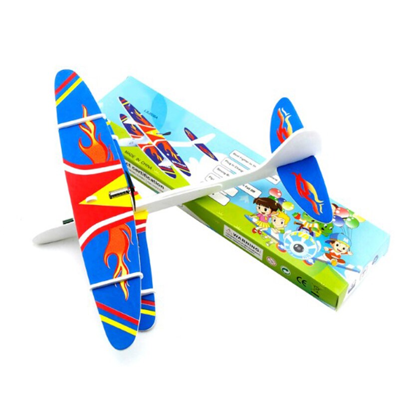 Elektrisk hand thg skum flygplan elektrisk gunga usb laddning flygmodell glider leksak utomhus leksak