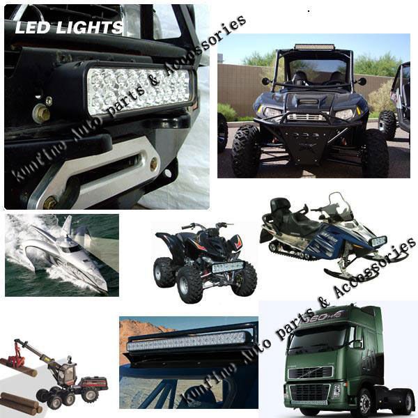 9 ~ 70v/20w led-körljus led-arbetsljusramp led-terrängljus för lastbil, släpvagn, suv, tekniskt fordon, atv, båt