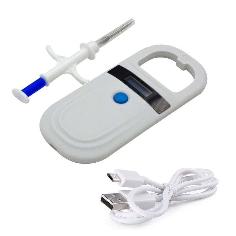 Animal Identification Chip Code Scanner Pet Dog ID Electronic Reader Transponder R7RC