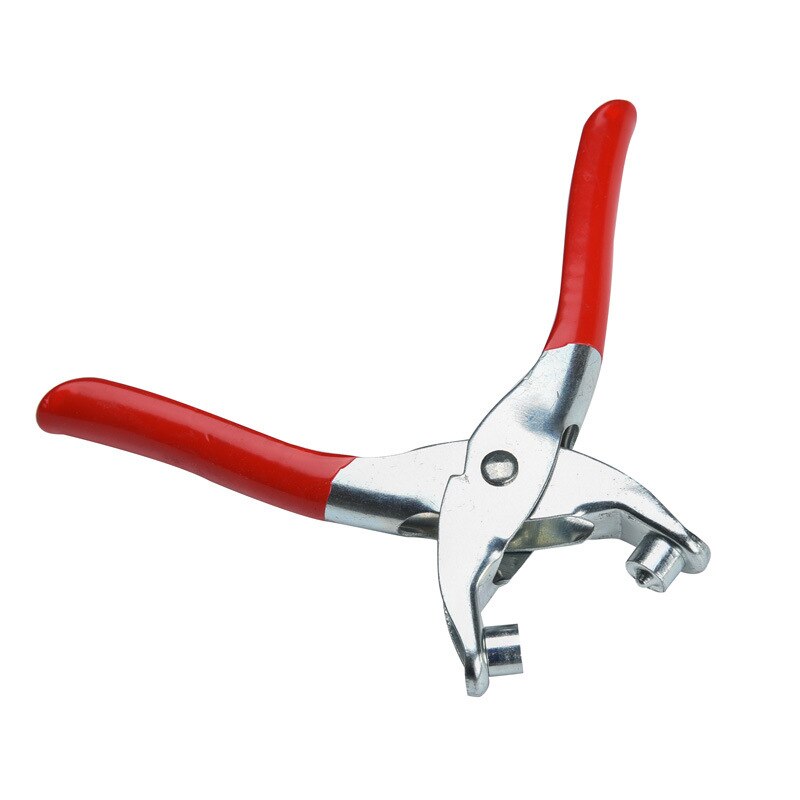Rivet tools Eyelet pliers Hole Punch Pliers Hand Tool with Lock Catch 6 Inch and 100 Rivet for Punching Leather Belt