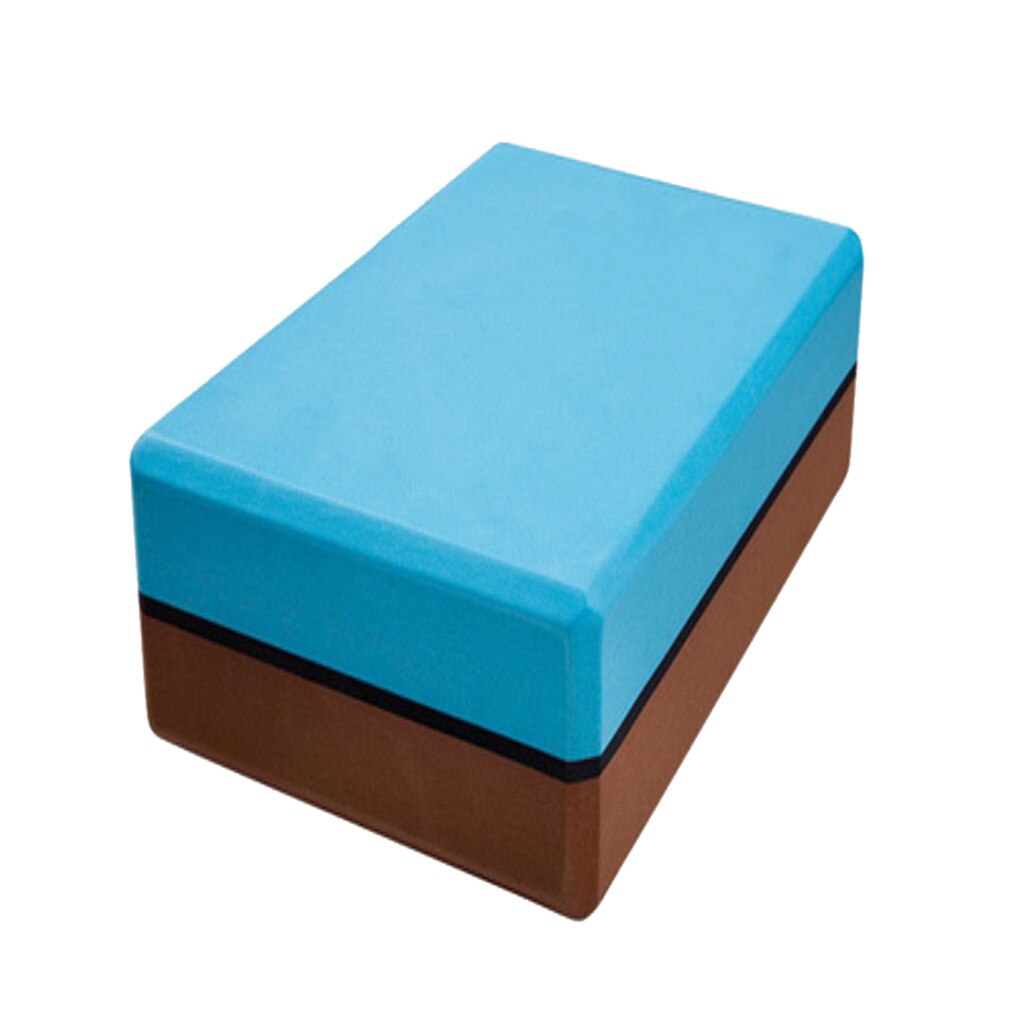 2pc Gym Blocks Foam Brick Training Exercise Fitness Set Tool Yoga Bolster Pillow Cushion Stretching Body Shaping Health Training: Black