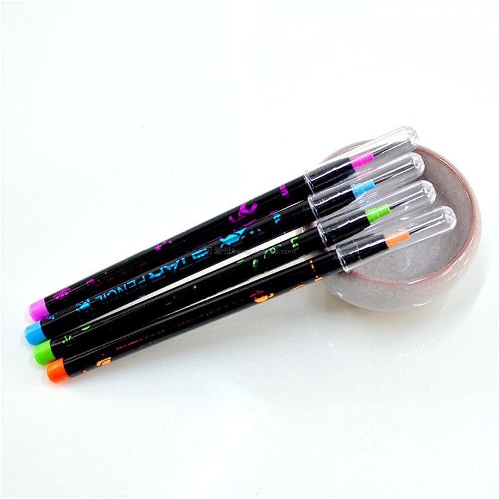 4pcs/set Colorful Non-sharpening Pencils Cute Stationery Pencil Plastic Pencil Student School Stationery material escolar