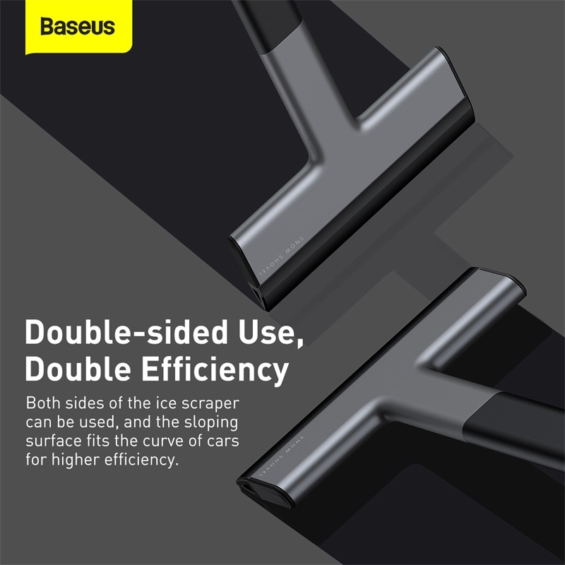 Baseus Sneeuw Ijskrabber Auto Voorruit Ice Remover Auto Window Cleaning Tool Winter Wasstraat Accessoires Schrapen Tool