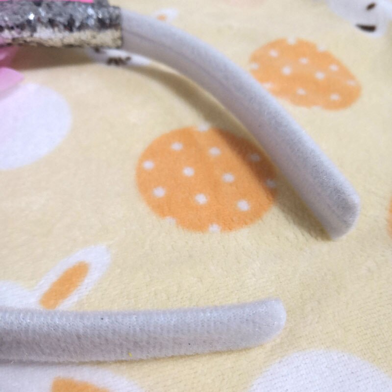 Unicorn pannband silver horn glitter flickor hårband unicorn bonus för prinsessan födelsedag jul påskfest barn hår slips