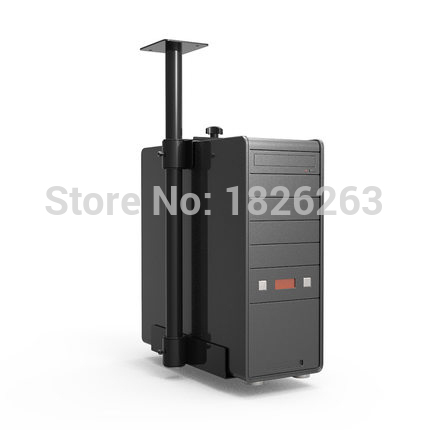 360 graden Universele PC Case Houder Onder Bureau CPU Stand Opknoping Verstelbare Computer Mainframe Gastheer Doos Stand Beugel Rack Lade
