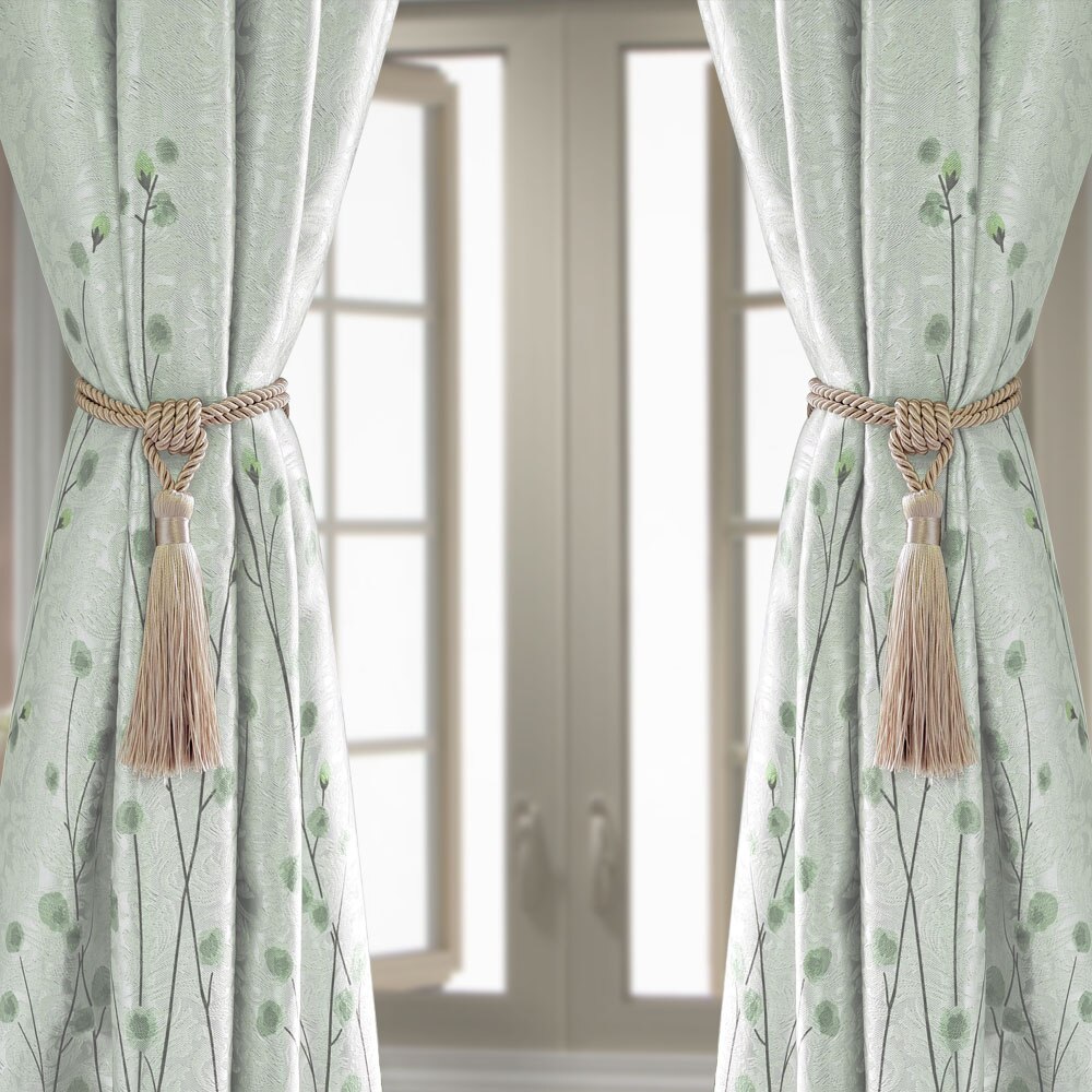 2 Stuks Gordijn Tiebacks Kwastje Gordijn Clips Touw Vastzetmogelijkheden Terugloopsper Woonaccessoires Decoratieve